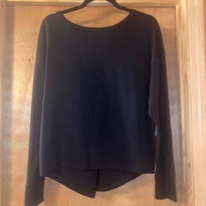 Old Navy Black Twist Back Top